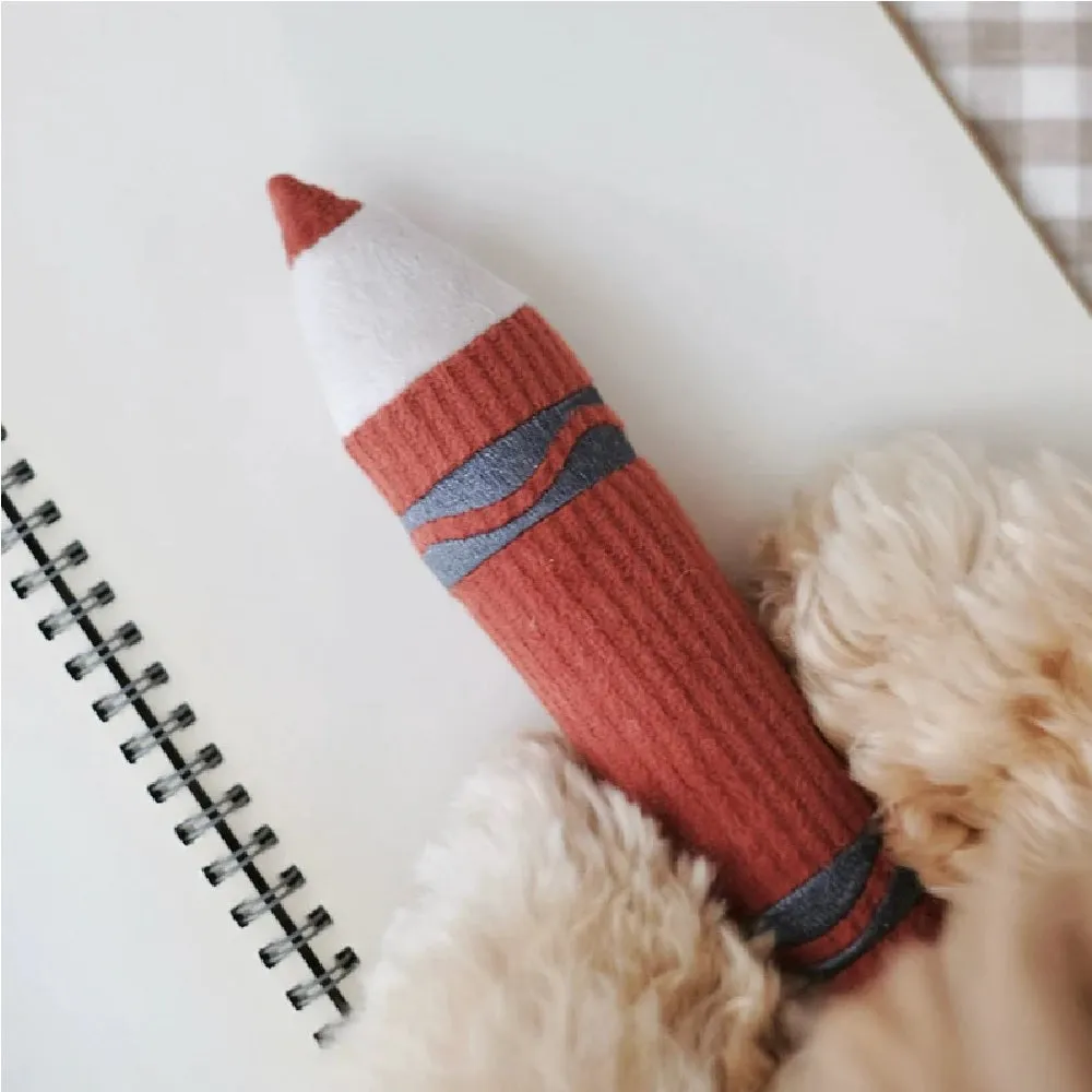 Crayons Burrow & Snuffle Dog Toy