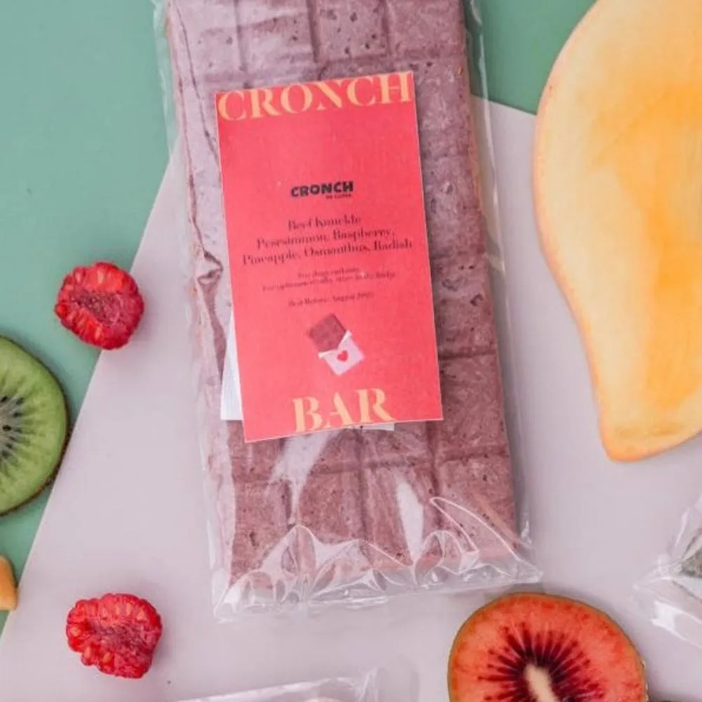 Cronch Bars Beef Knuckle Freeze Dried Treats for Dogs and Cats