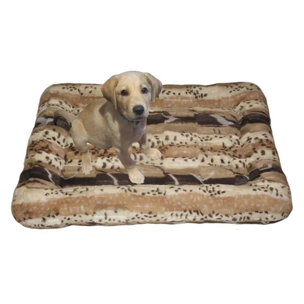 Custom Dog Crate Pad Bolstered