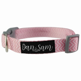 Dan & Sam - Dog Collar (Candy Floss)