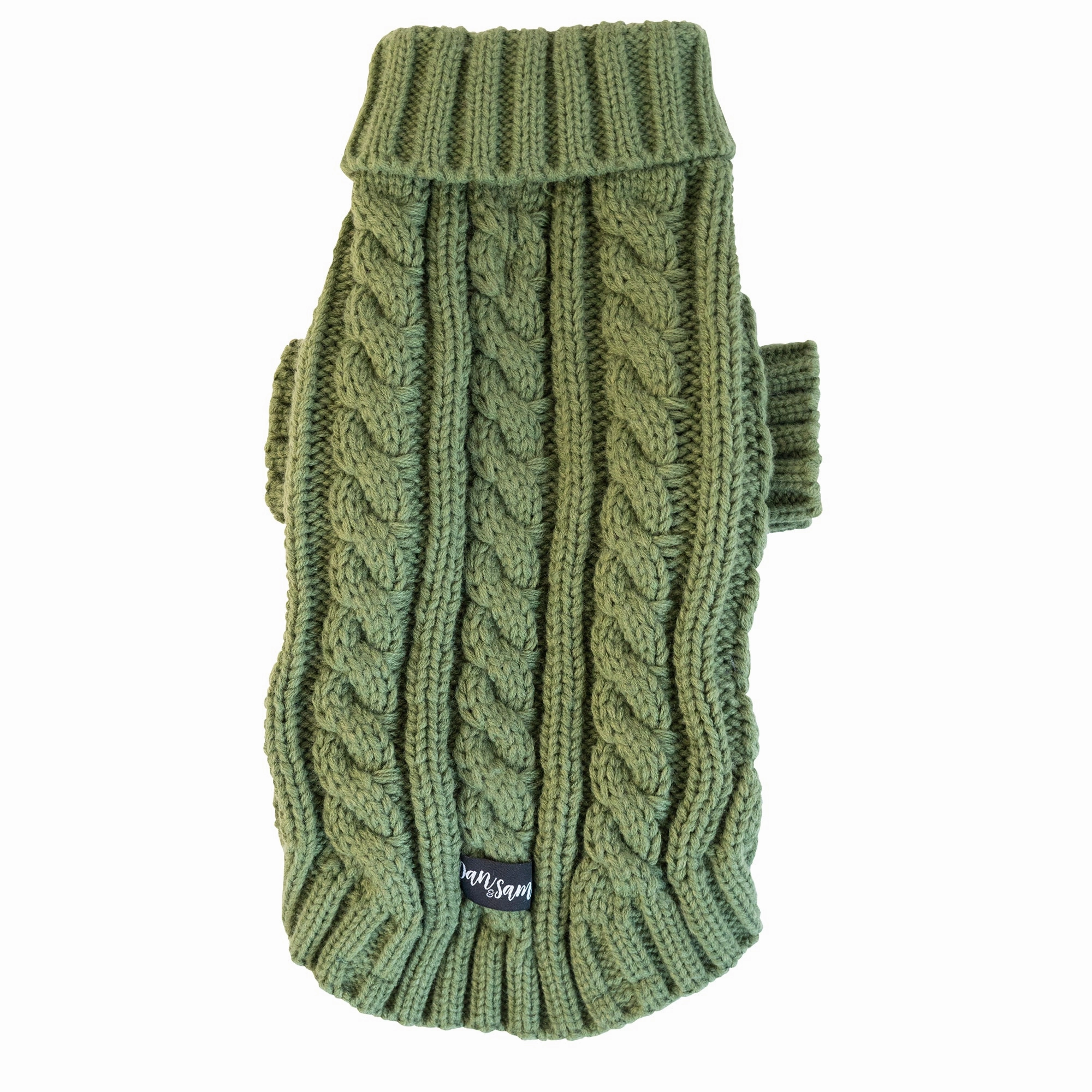 Dan & Sam - Knitted Sweater (Olive Green) - 20cm