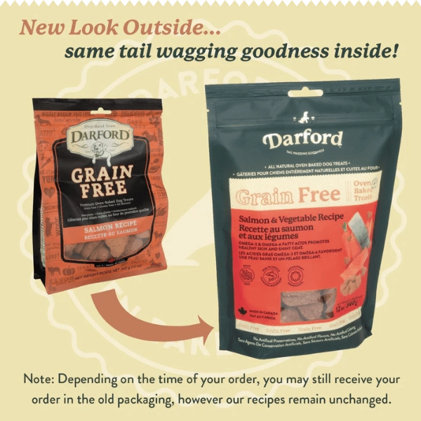 Darford Grain Free Salmon Recipe Oven-Baked Dog Treats