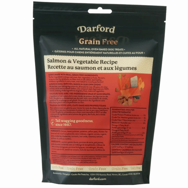 Darford Grain Free Salmon Recipe Oven-Baked Dog Treats