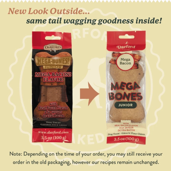 Darford Mega Bones Mega Bacon Flavour Dog Treat