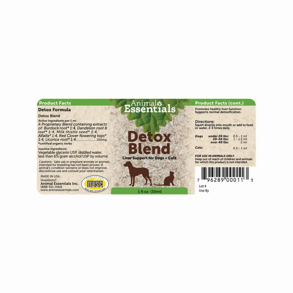 Detox Blend Liver Support for Dogs & Cats