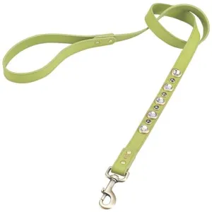 Diamond Faceted Rhinestones And Hematite Dog Leash