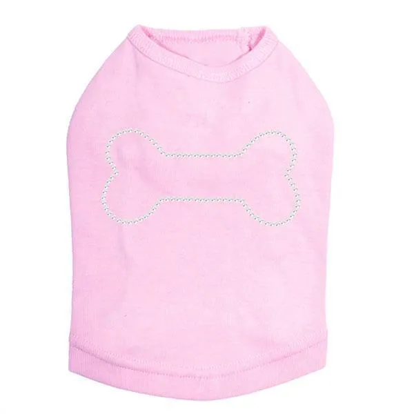 Dog Bone Rhinestone Dog Tank