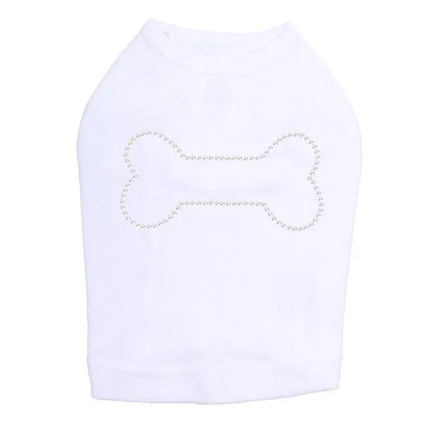 Dog Bone Rhinestone Dog Tank