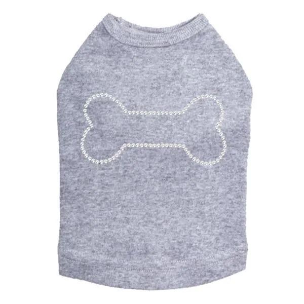 Dog Bone Rhinestone Dog Tank