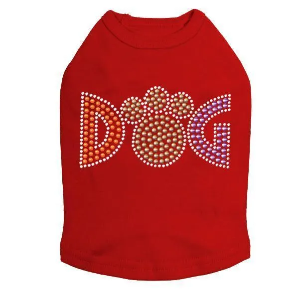 Dog Colors Rhinestone Dog Tank