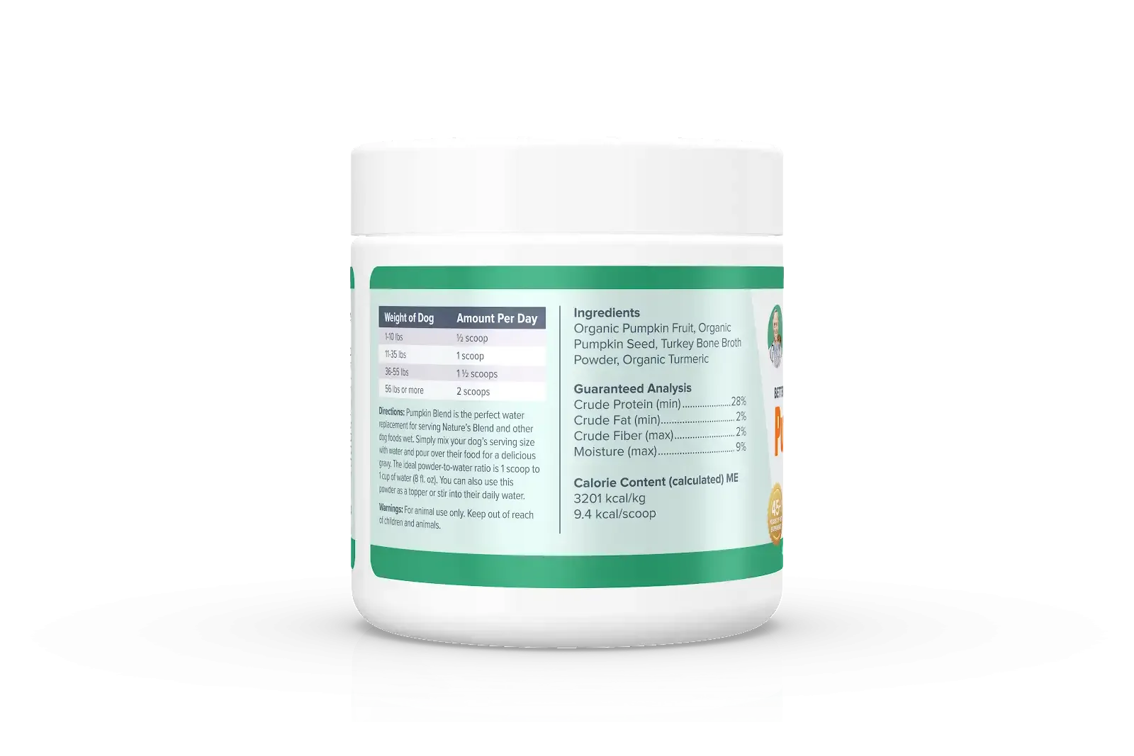 DR. MARTY Better Life Boosters Pumpkin Blend Powder Health Supplement for Dogs