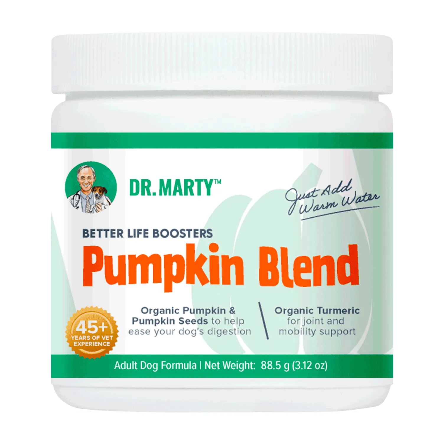 DR. MARTY Better Life Boosters Pumpkin Blend Powder Health Supplement for Dogs