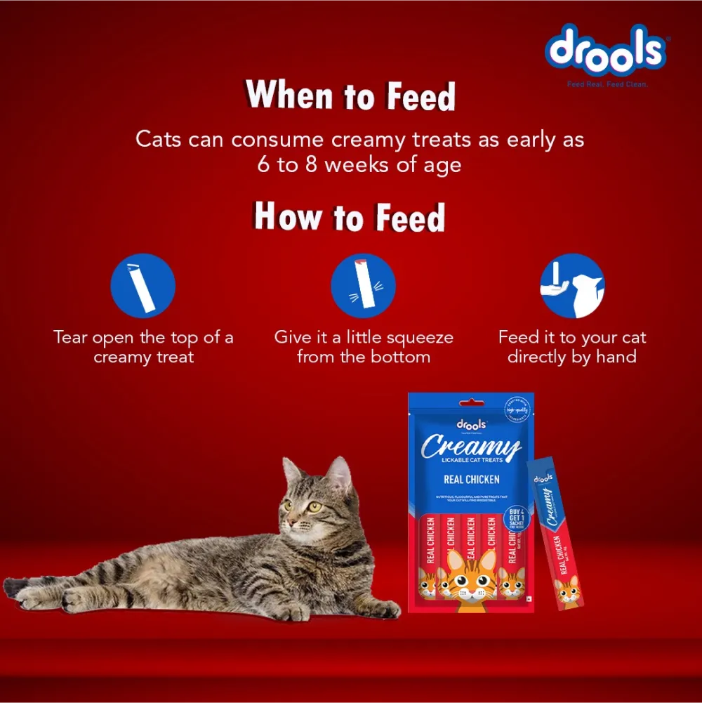 Drools Crab & Chicken, Real Chicken and Salmon & Skipjack Cat Treats Combo