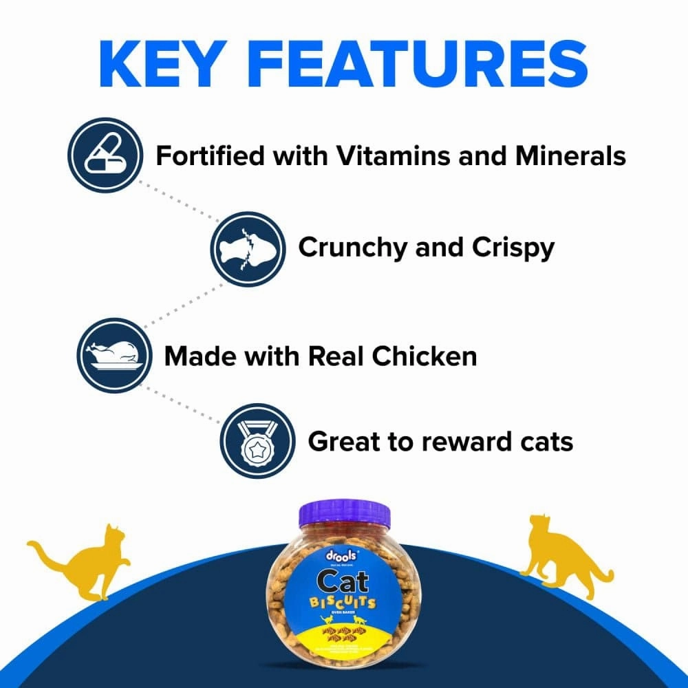 Drools Biscuit Cat Treat (110g)