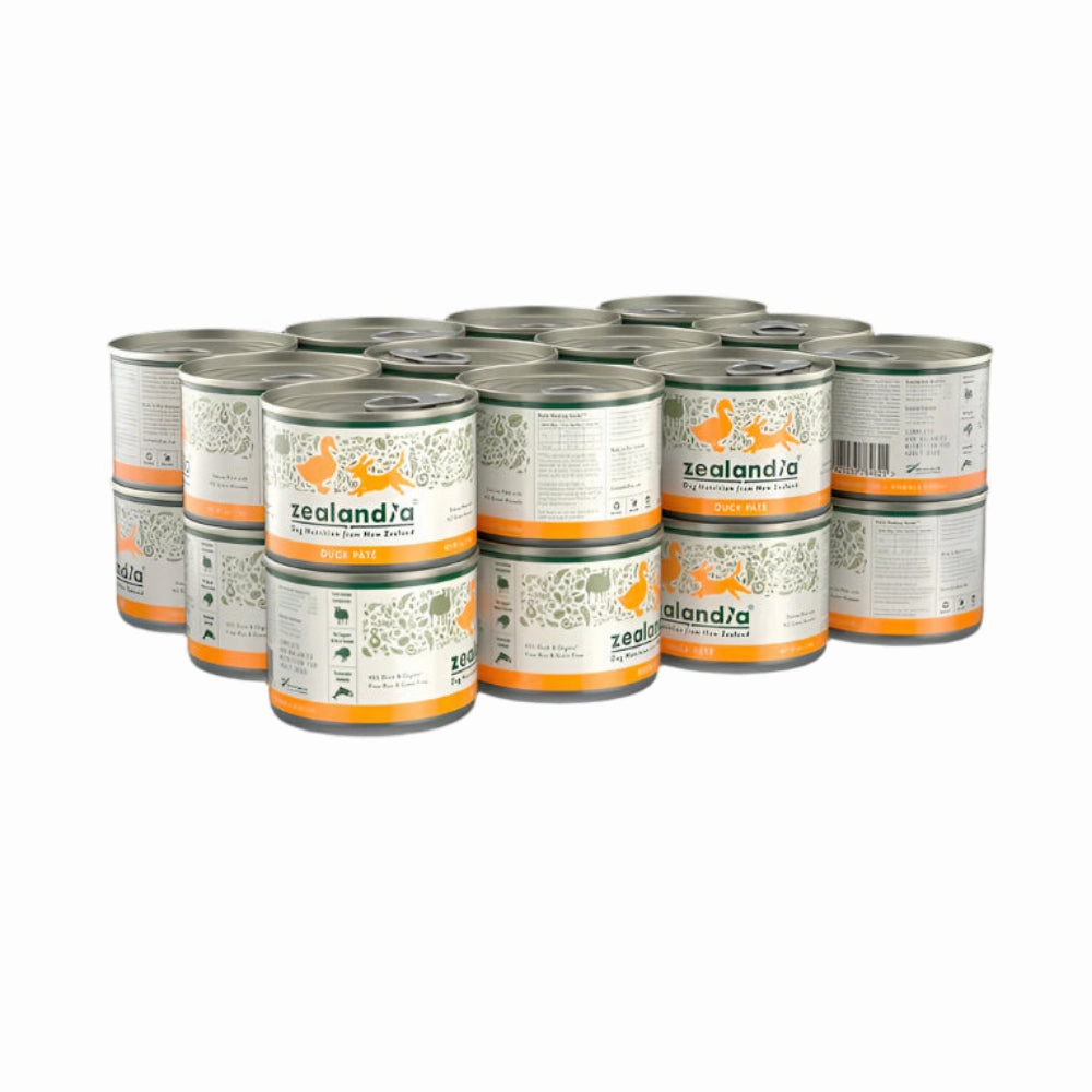 Duck Pate Staple with Green Mussels Adult Dog Can