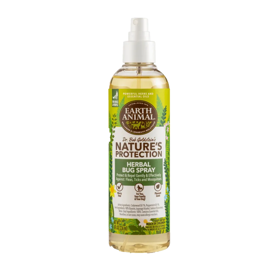 Earth Animal Nature's Protection Flea & Tick Herbal Bug Spray for Dogs
