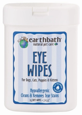 Earthbath Eye Wipes 25pcs