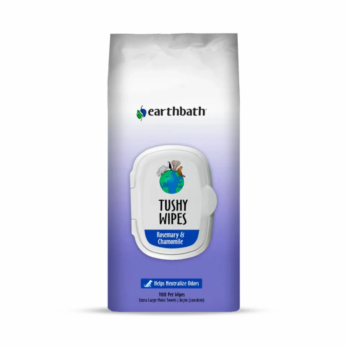Earthbath Tushy Wipes 100pcs