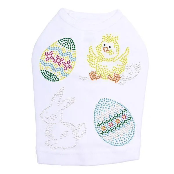 Easter Assortment Rhinestone Dog Tank