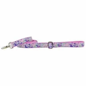 Elite Velvet Dog Leash Hydrangea