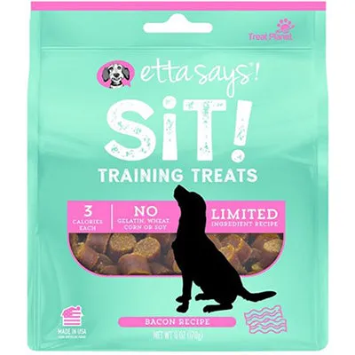 Etta Says Sit! Training Treats Bacon Recipe Dog Treats