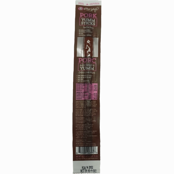 Etta Says! Yumm Pork Stick for Dogs