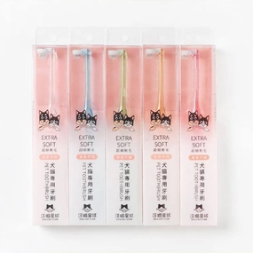Extra Soft Angle Tooth Brush for Dogs & Cats