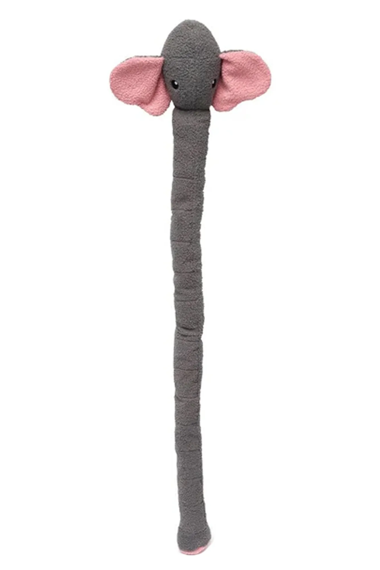 Fabdog Twisty Elephant Plush Dog Toy