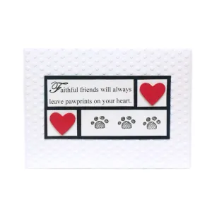 Faithful Friends Sympathy Card