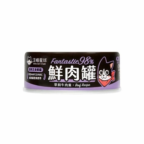 Fantastic 98% - Grass-Fed Beef Complete Balanced Cat Can