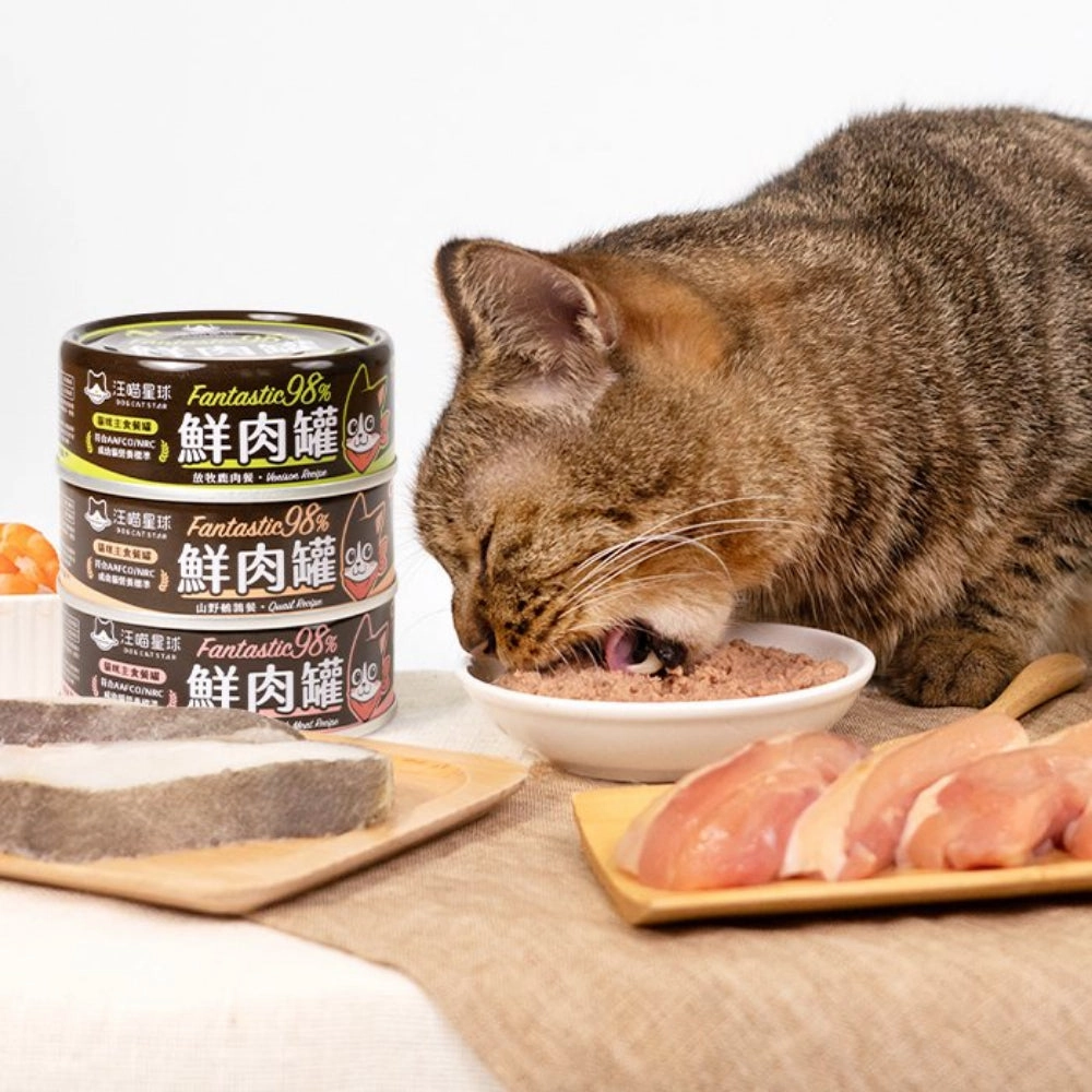 Fantastic 98% - Grass-Fed Beef Complete Balanced Cat Can