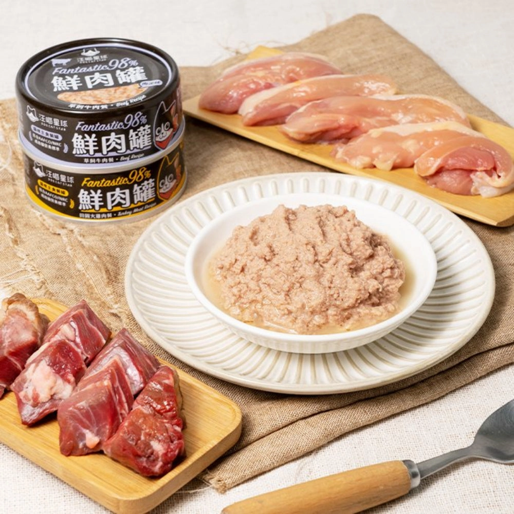 Fantastic 98% - Hypoallergenic Duck Meat Complete Balanced Cat Can