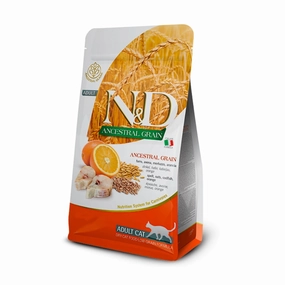 Farmina - N&D Ancestral Grain Low Grain Adult Cat Food - Fish & Orange
