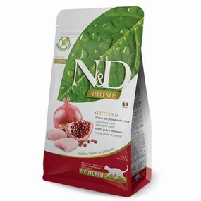 Farmina - N&D Prime Grain Free Neutered Cat Food - Chicken & Pomegranate