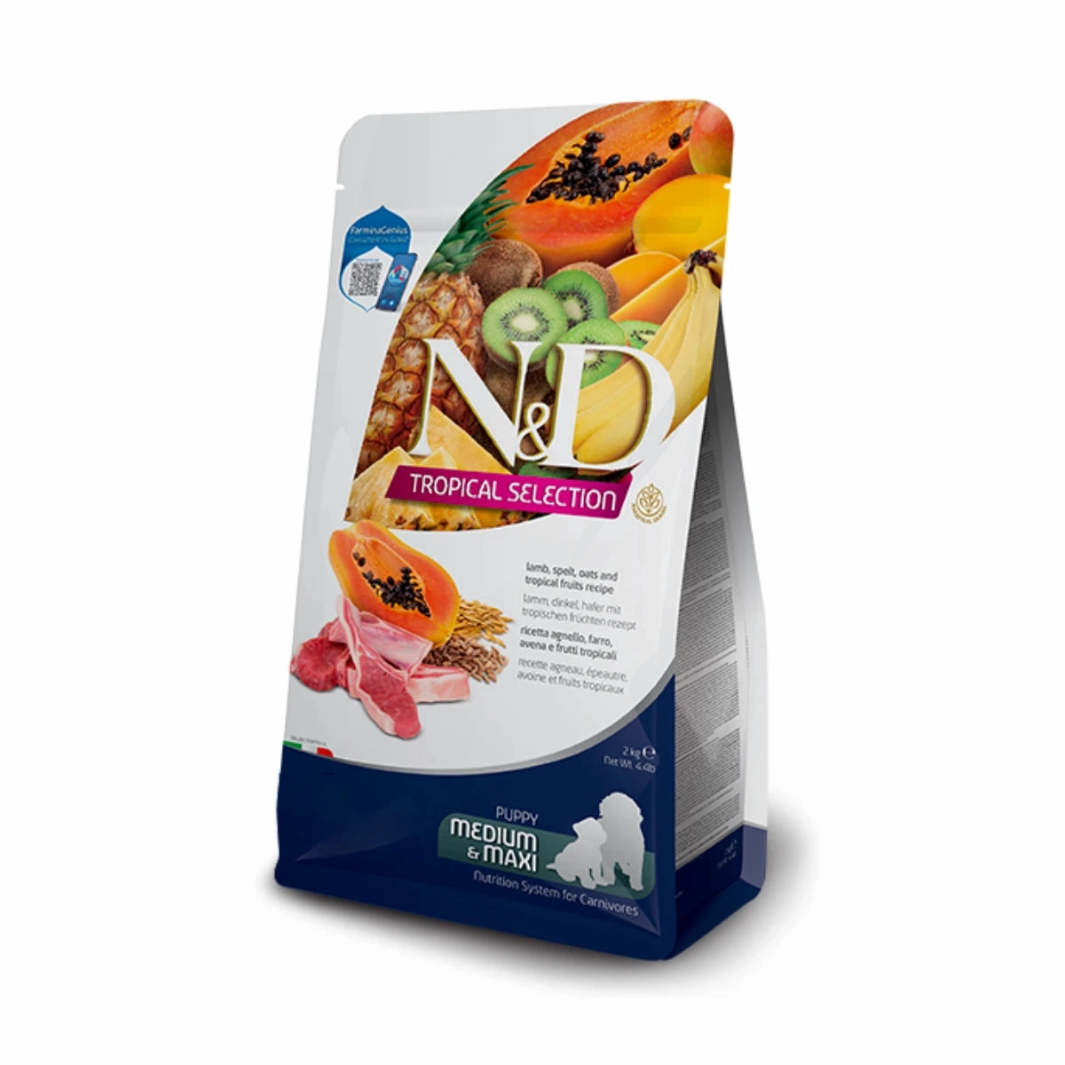 Farmina - N&D Tropical Selection Low Grain Maxi Puppy Food - Lamb
