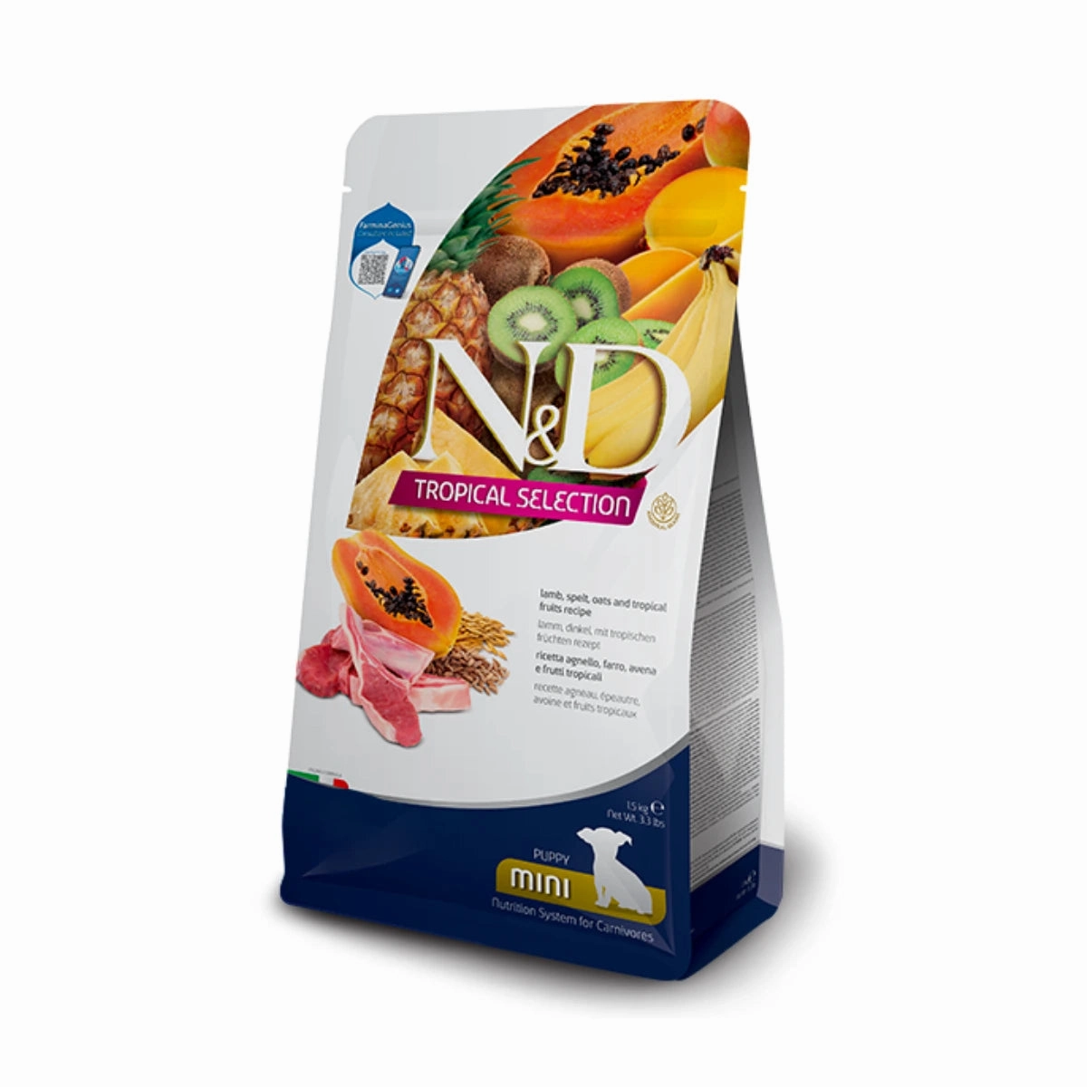 Farmina - N&D Tropical Selection Low Grain Mini Puppy Food - Lamb