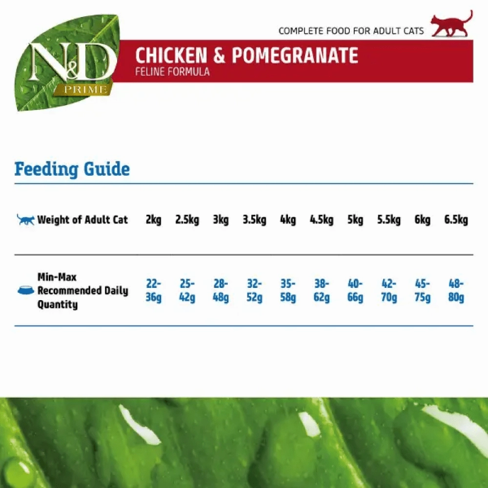 Farmina N&D Prime Chicken & Pomegranate and Ocean Herring & Orange Grain Free Adult Cat Dry Food Combo