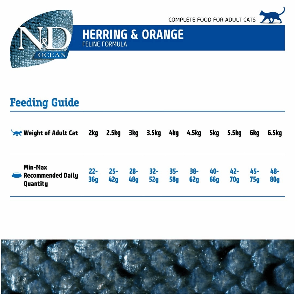 Farmina N&D Prime Chicken & Pomegranate and Ocean Herring & Orange Grain Free Adult Cat Dry Food Combo