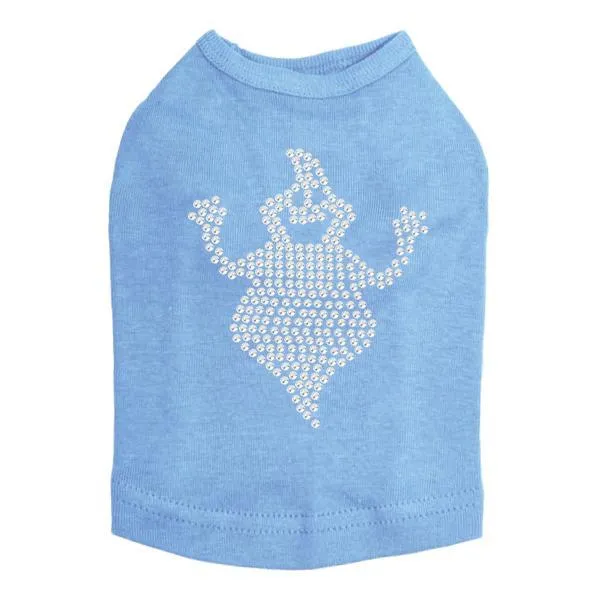 Fat Ghost Rhinestone Dog Tank