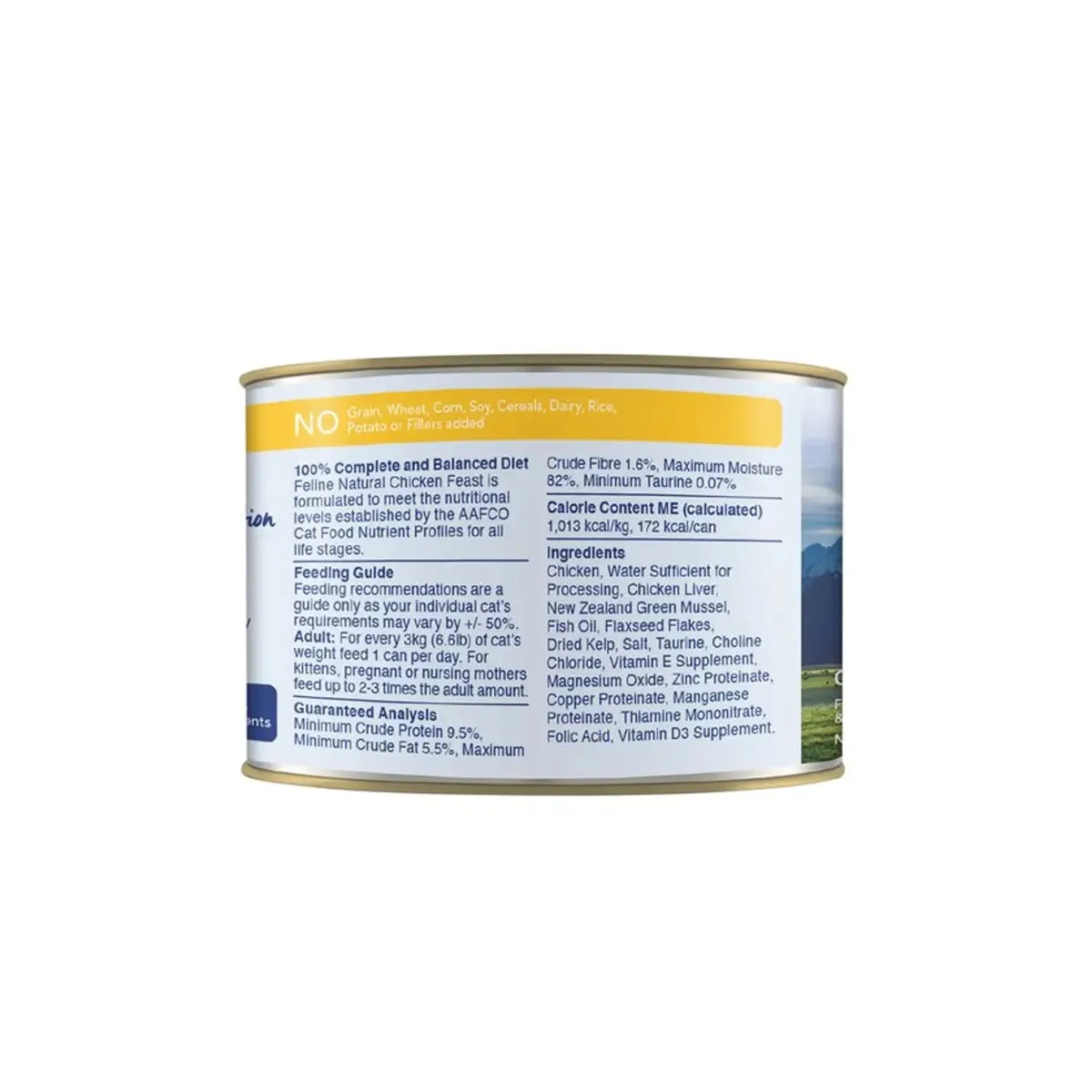 Feline Natural Canned Cat Food - Chicken Feast