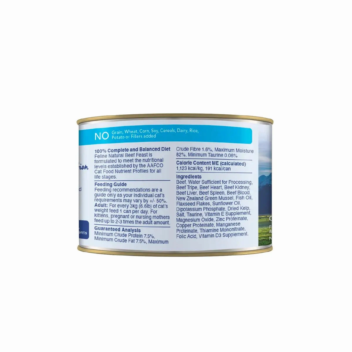 Feline Natural Canned Cat Food - Beef Feast