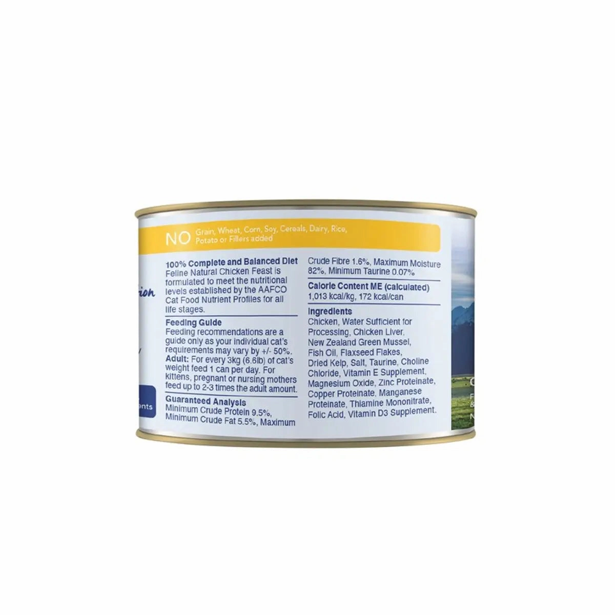 Feline Natural Canned Cat Food - Chicken Feast