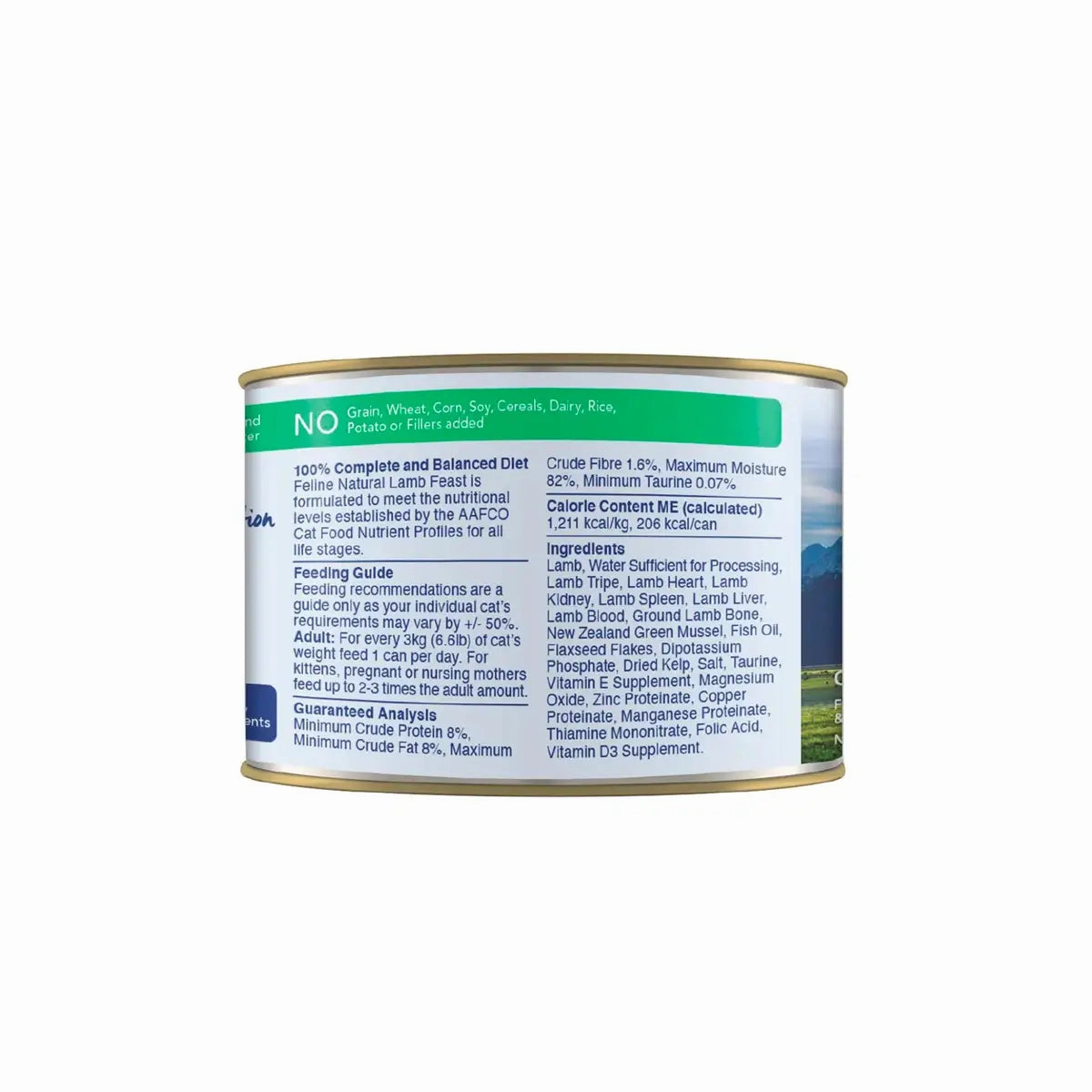 Feline Natural Canned Cat Food - Lamb Feast