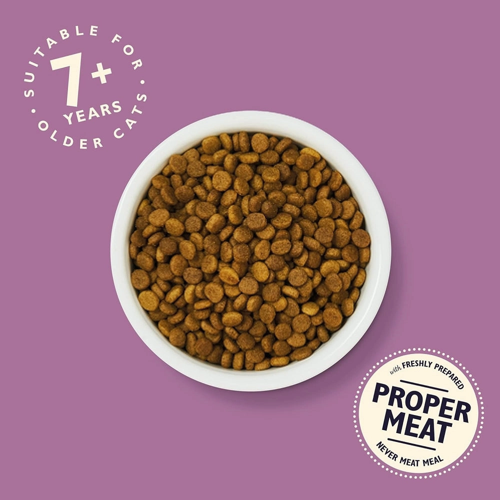 Fish & Turkey Senior Cat Dry Food
