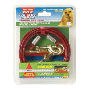 Four Paws Medium Weight Tie Out - Red
