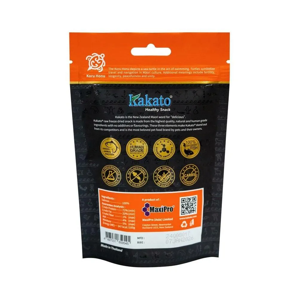 Freeze Dried Freeze-dried Atlantic Salmon Treats for Dogs and Cats