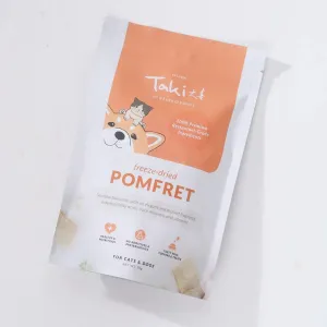 Freeze Dried Golden Pomfret Treats for Dogs and Cats