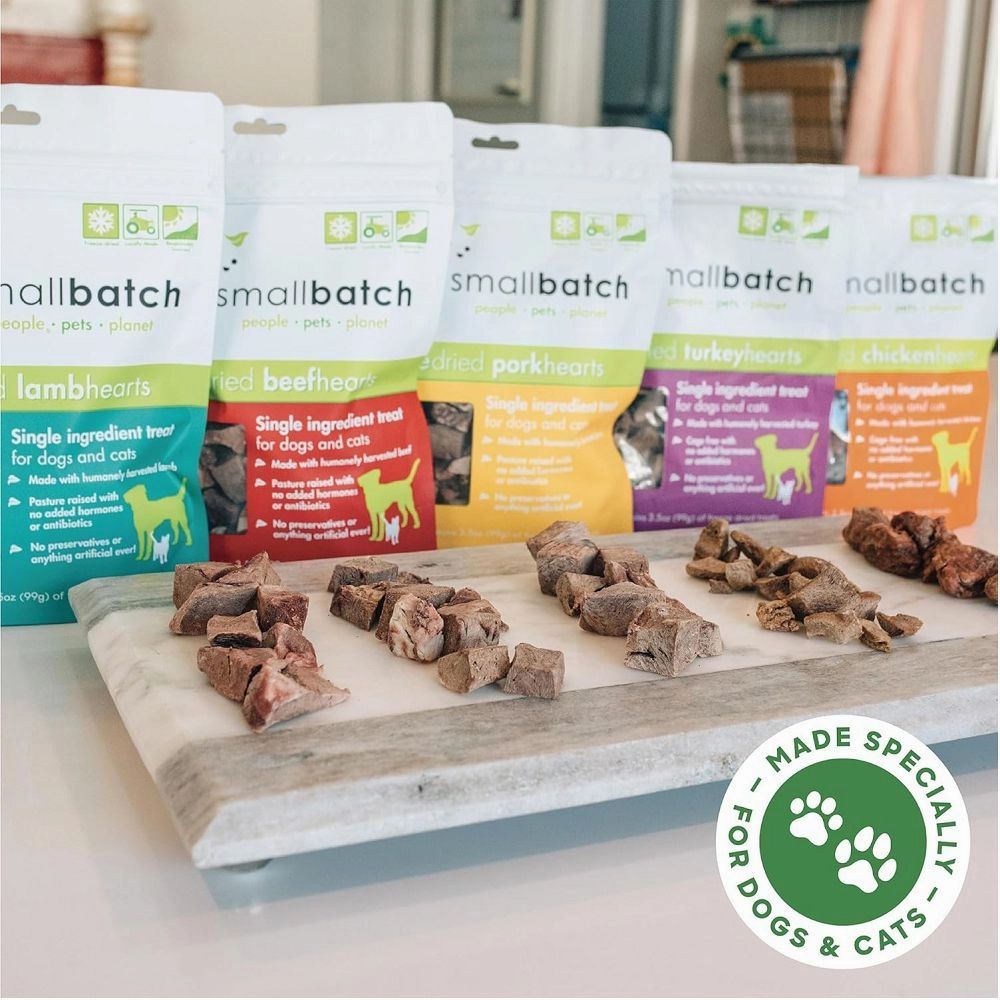 Freeze Dried Chicken Hearts Dog Treats