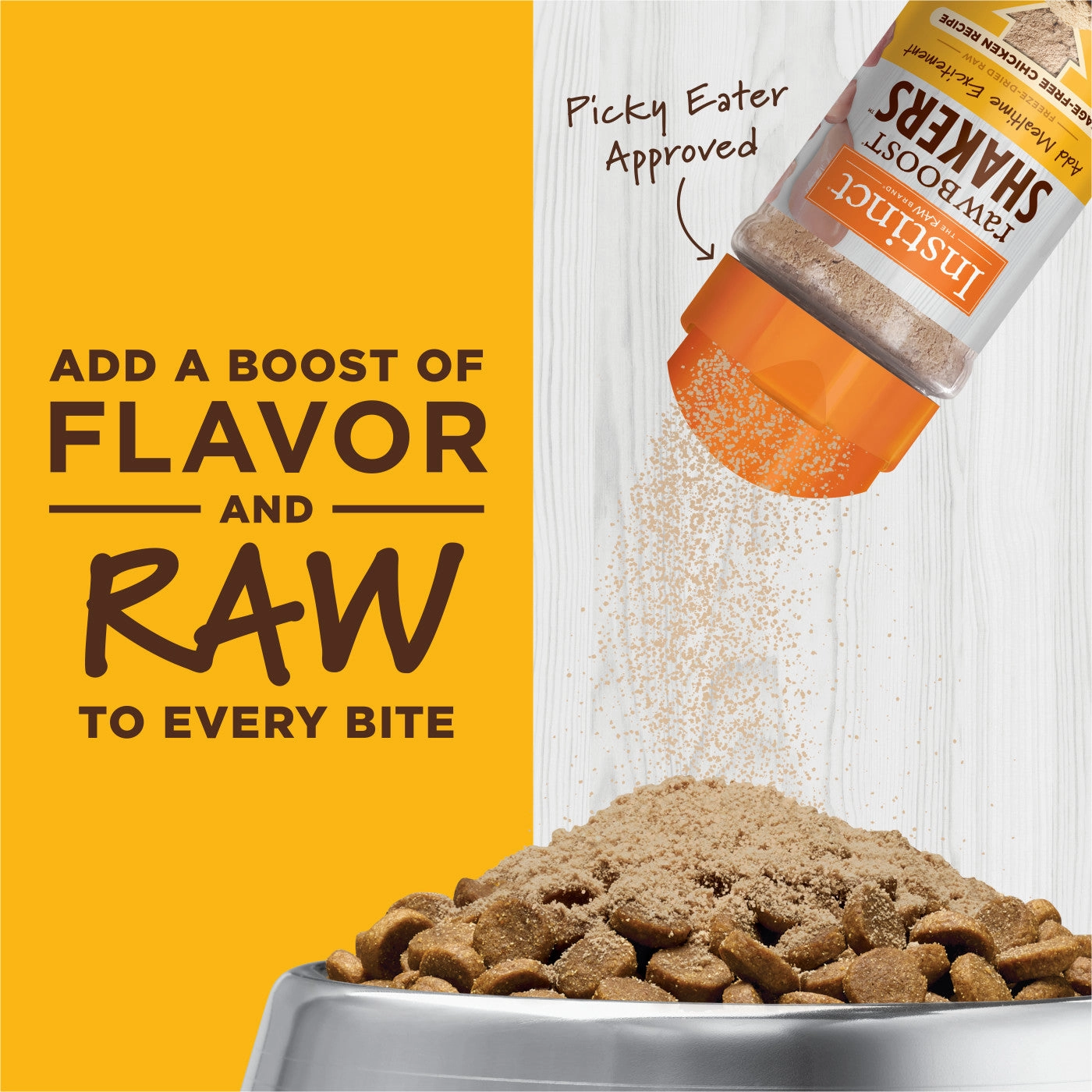Freeze-Dried Chicken Raw Boost Shakers for Cats