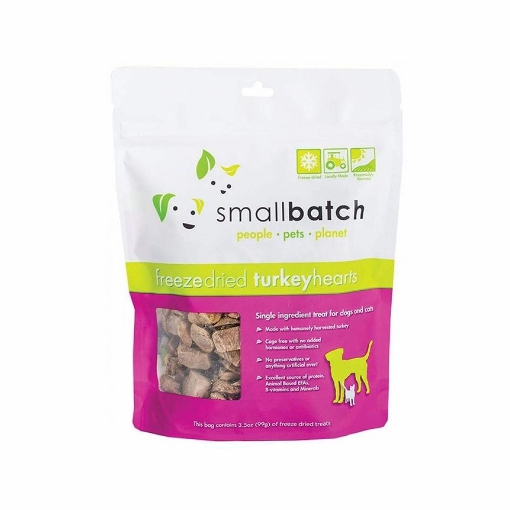 Freeze Dried Turkey Hearts Dog Treats